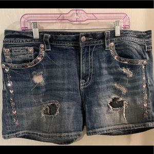 Miss Me Destructive Shorts